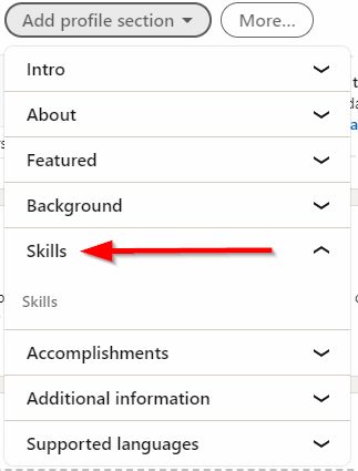 linkedin skills