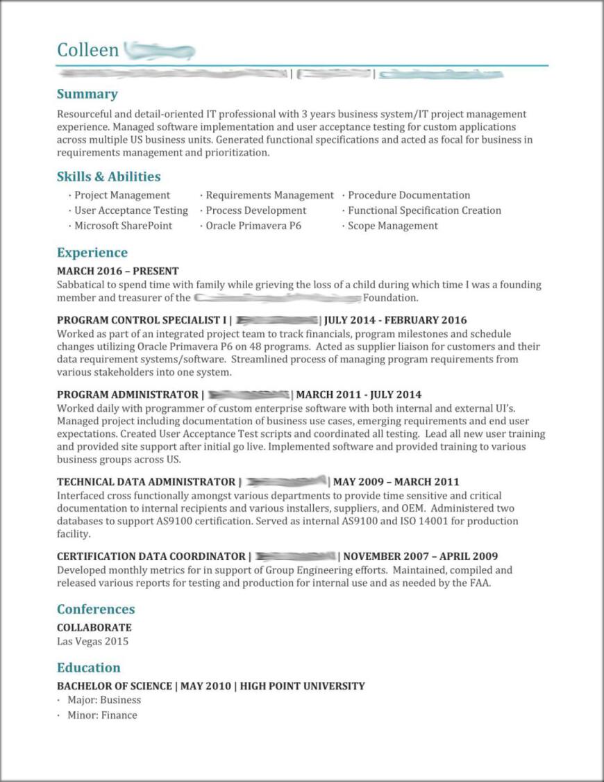 examples of resumes that stand out