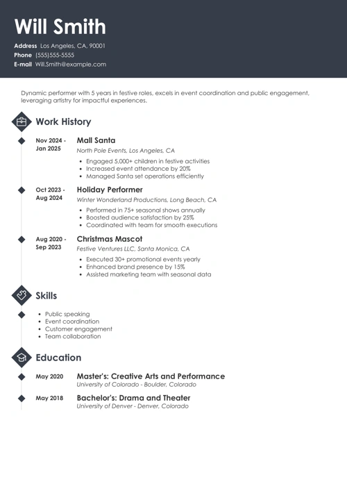 sample resume example