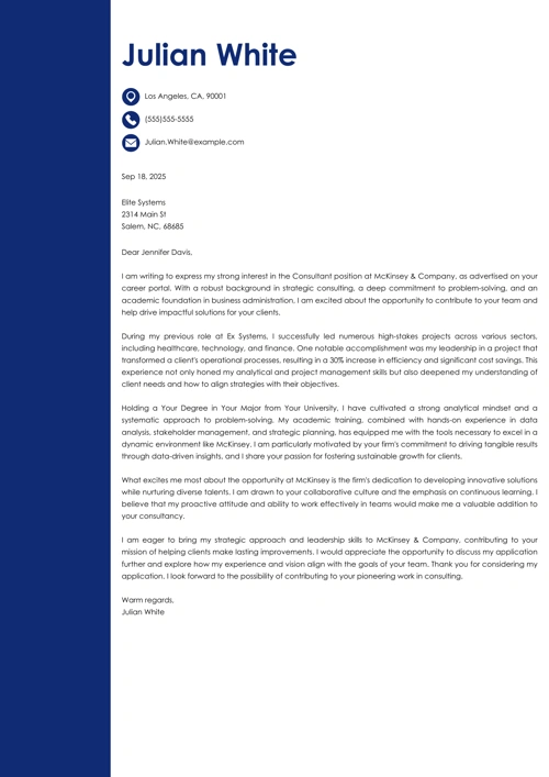 sample cover letter example