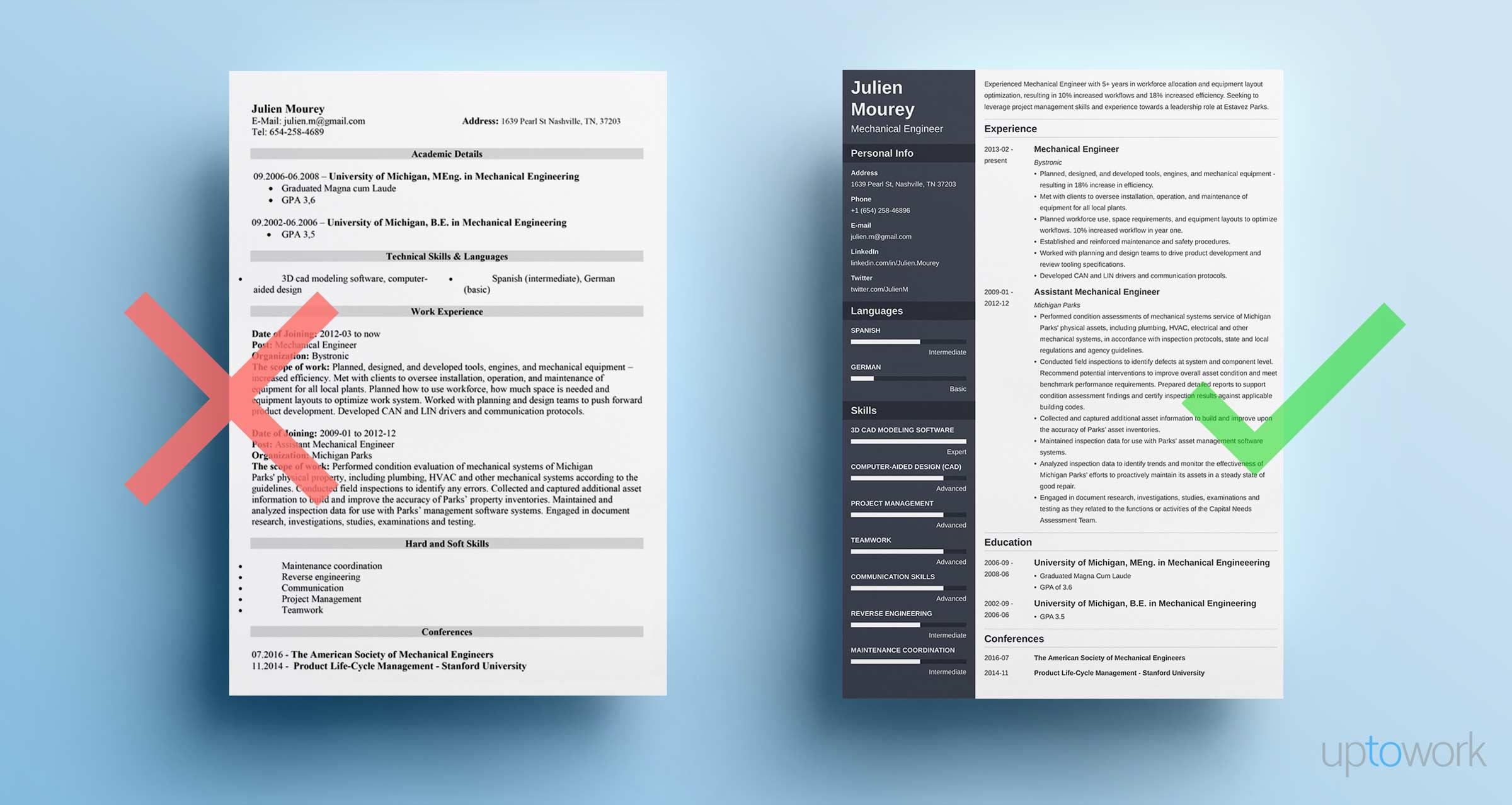 Mechanical Engineer Resume Examples Template Guide   Mechanical Engineer Resume Sample 3 