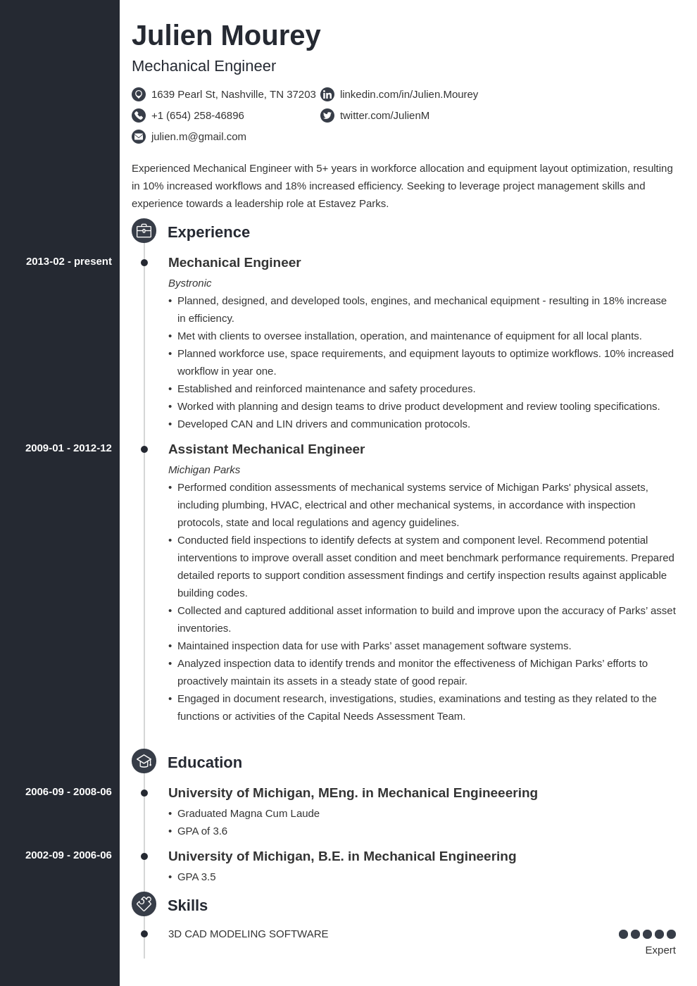 Format On How To Prepare A Cv For Nd In Mechanical ...