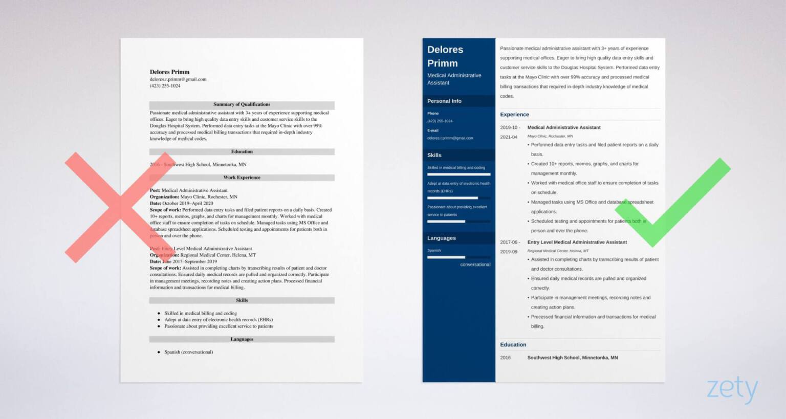 medical administrative assistant resume templates