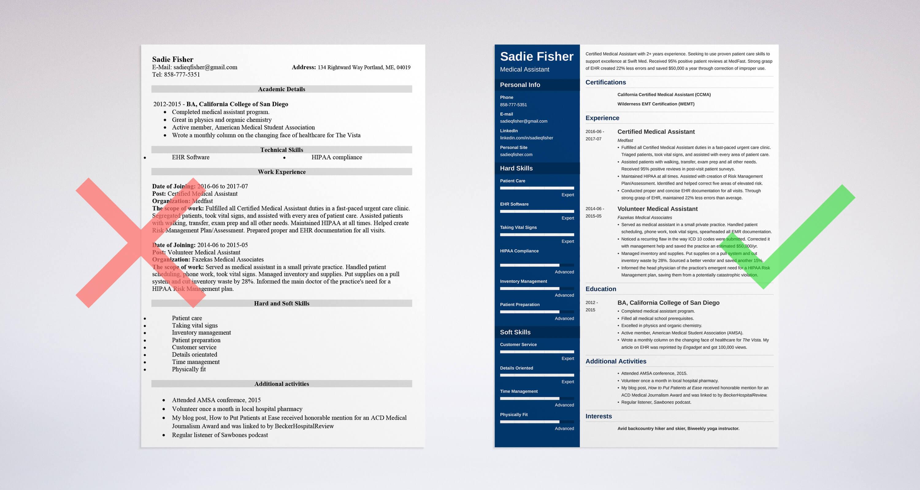 Medical Assistant Resume Examples [Duties Skills & More]