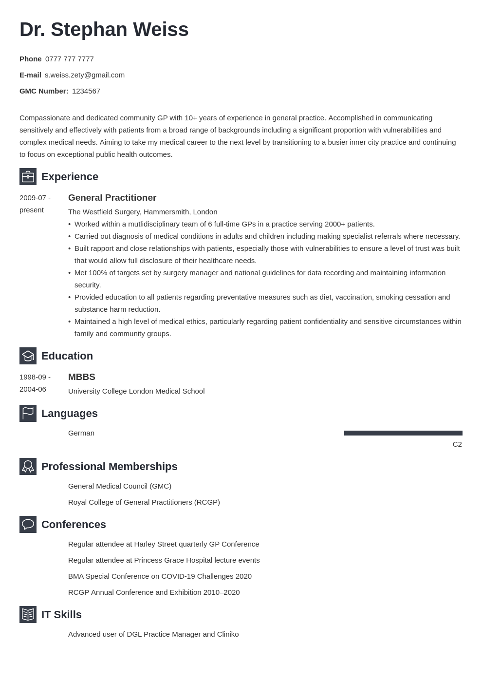 how-to-write-a-medical-cv-template-20-tips