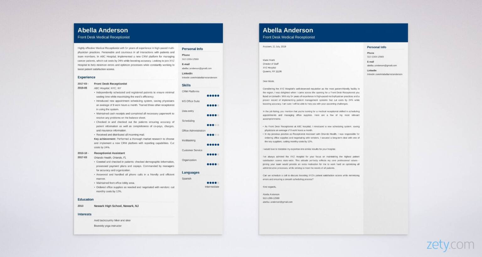 Medical Receptionist Cover Letter Samples for Any Specialty