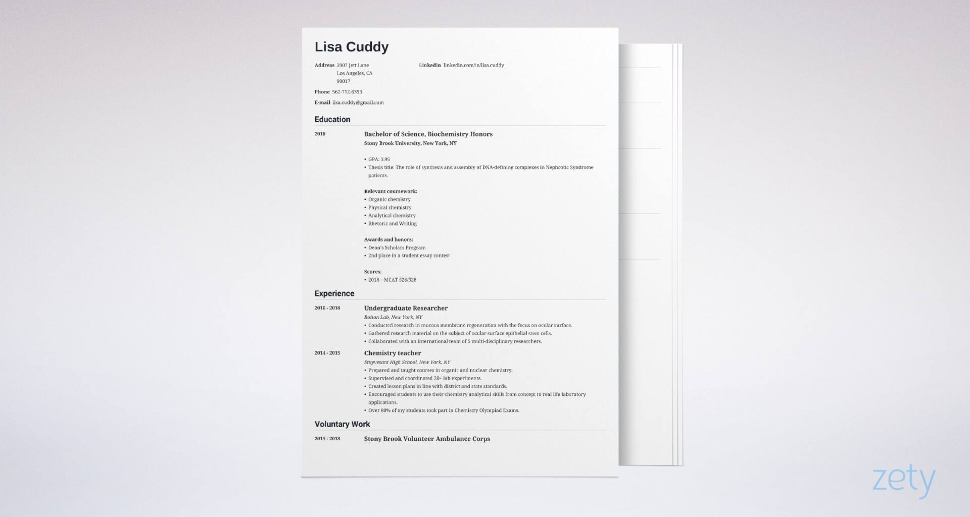 Examples) Sample Admission (20+ Medical School \u0026 for Resume Tips