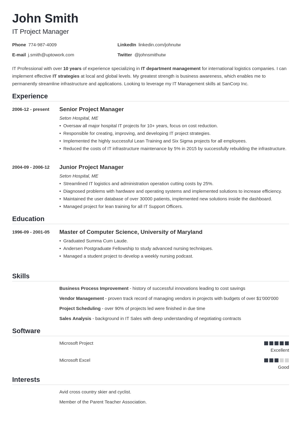 15+ Blank Resume Templates & Forms to Fill In