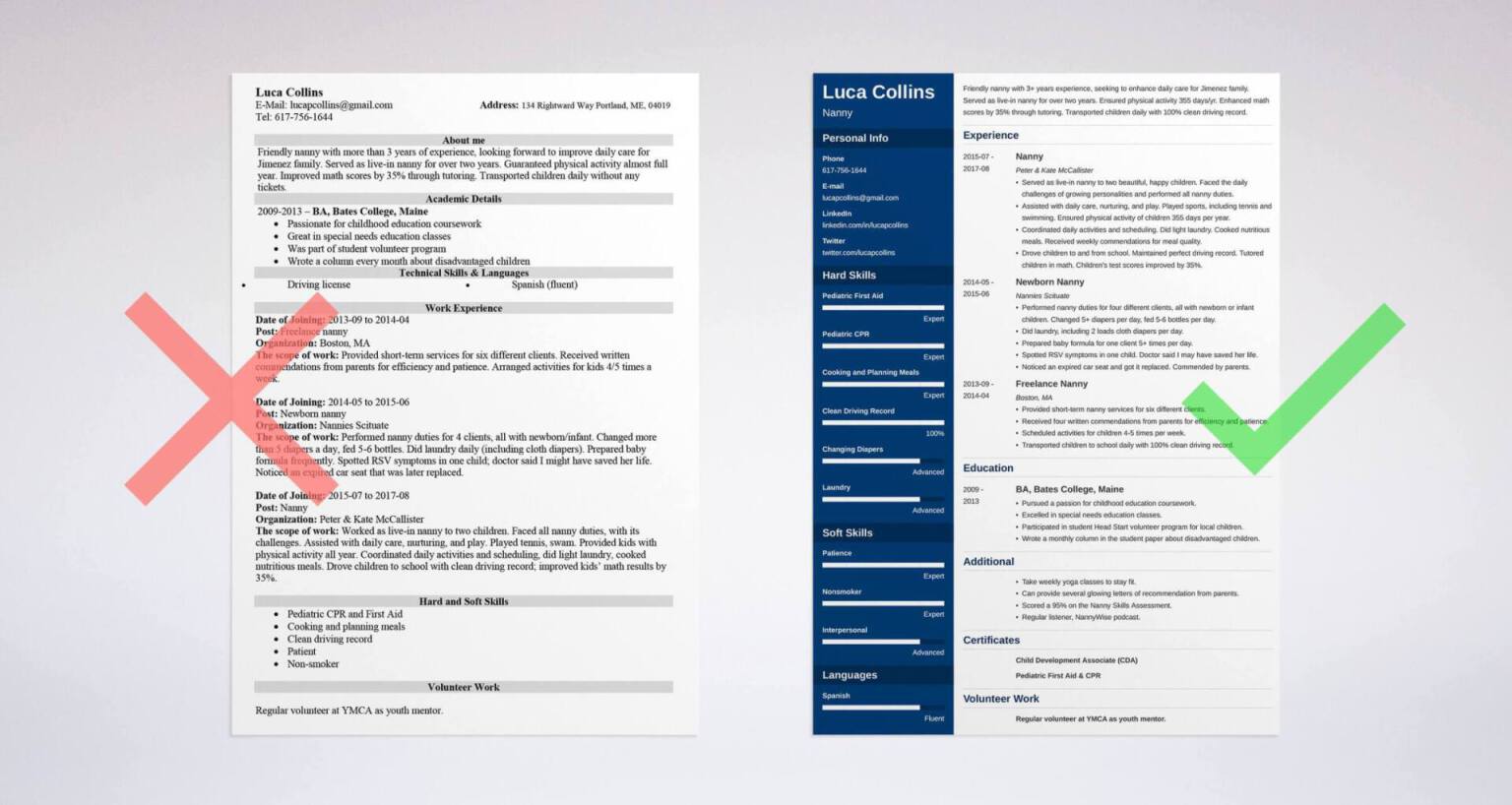 Nanny Resume Examples And 20 Writing Tips Template