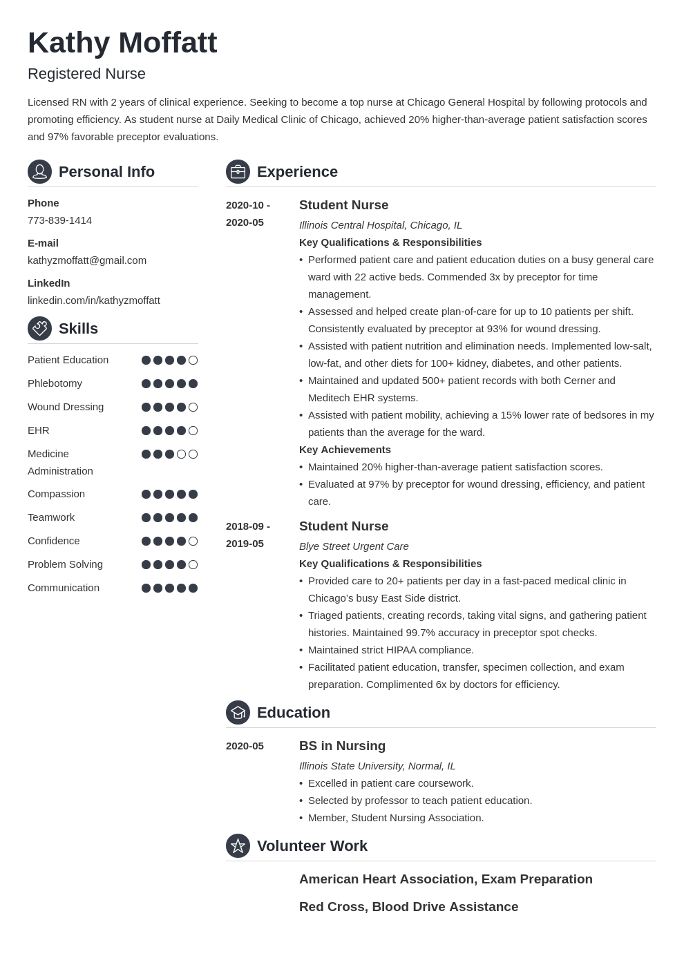 new-grad-nursing-rn-resume-examples-guide