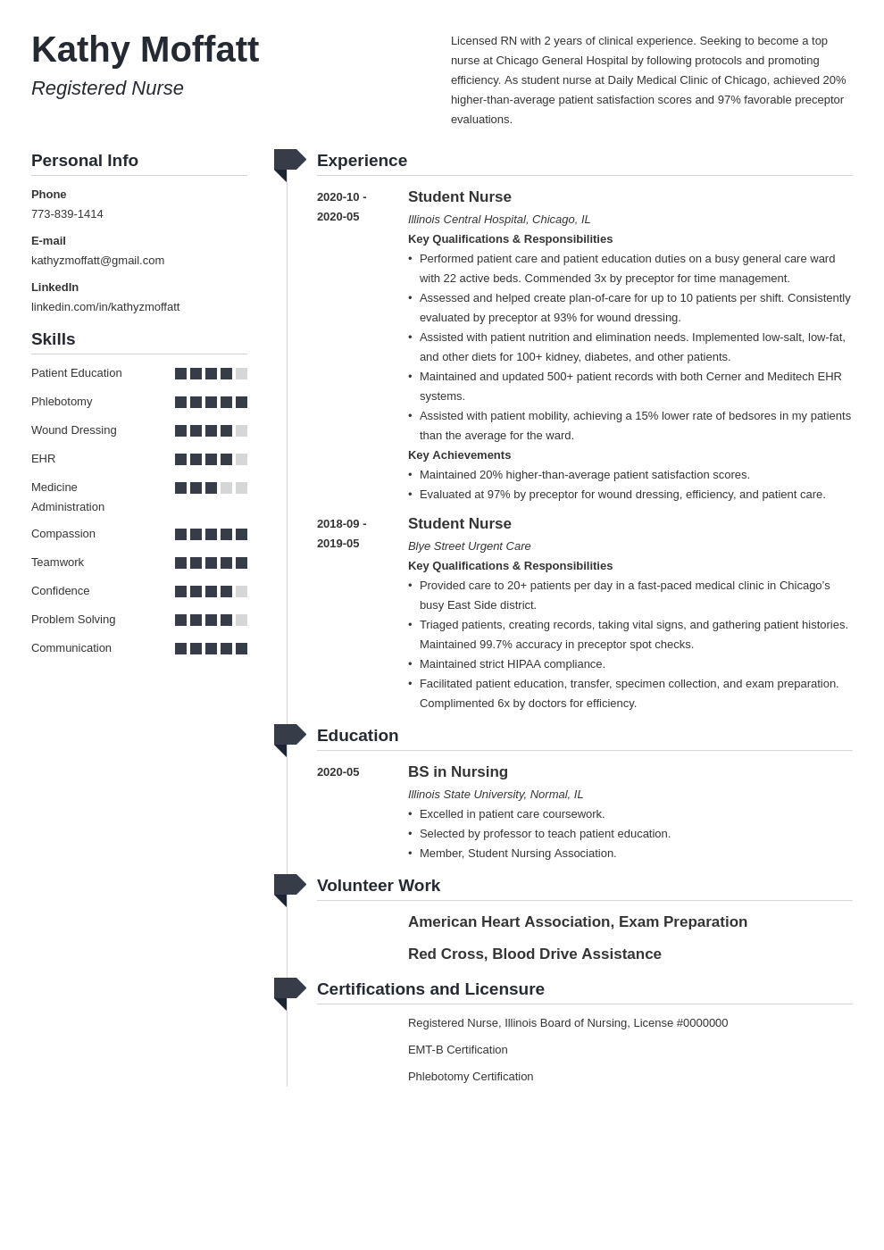 New Grad Nurse Resume Template with Examples & Tips