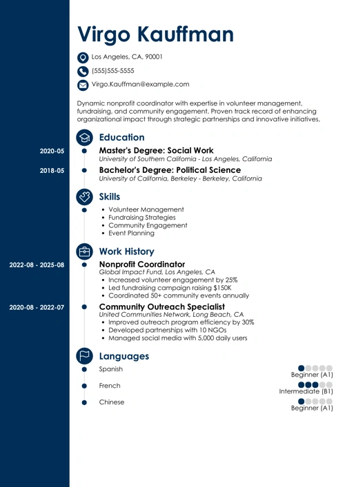 sample resume example