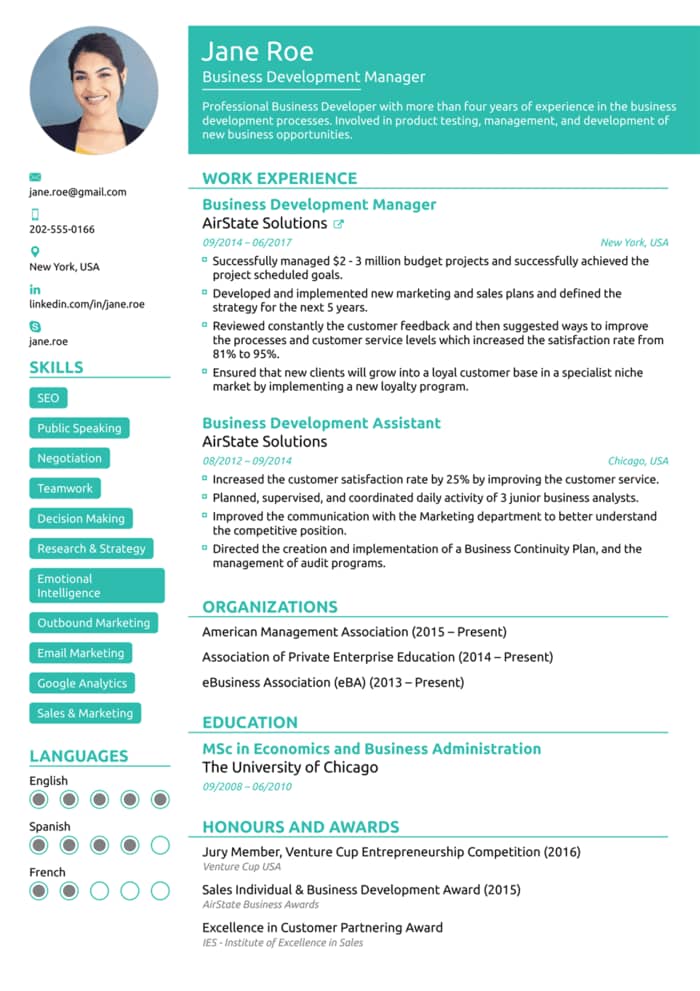 Novoresume Review Customer Opinions Templates Overview   Novoresume Review Zety Us Template V2 4 