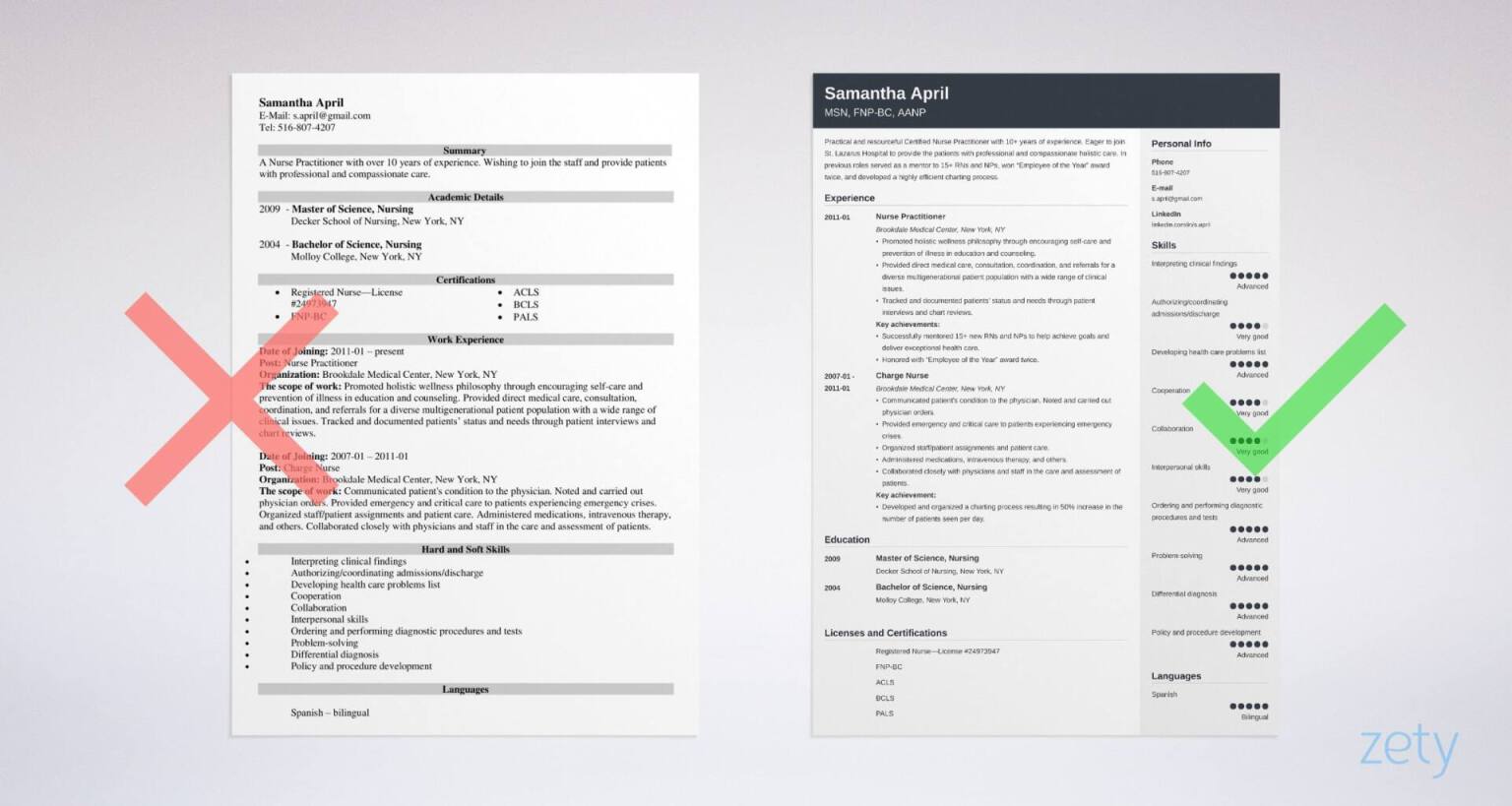 Free Nurse Practitioner Cv Template PRINTABLE TEMPLATES   Nurse Practitioner Resume Example 8 