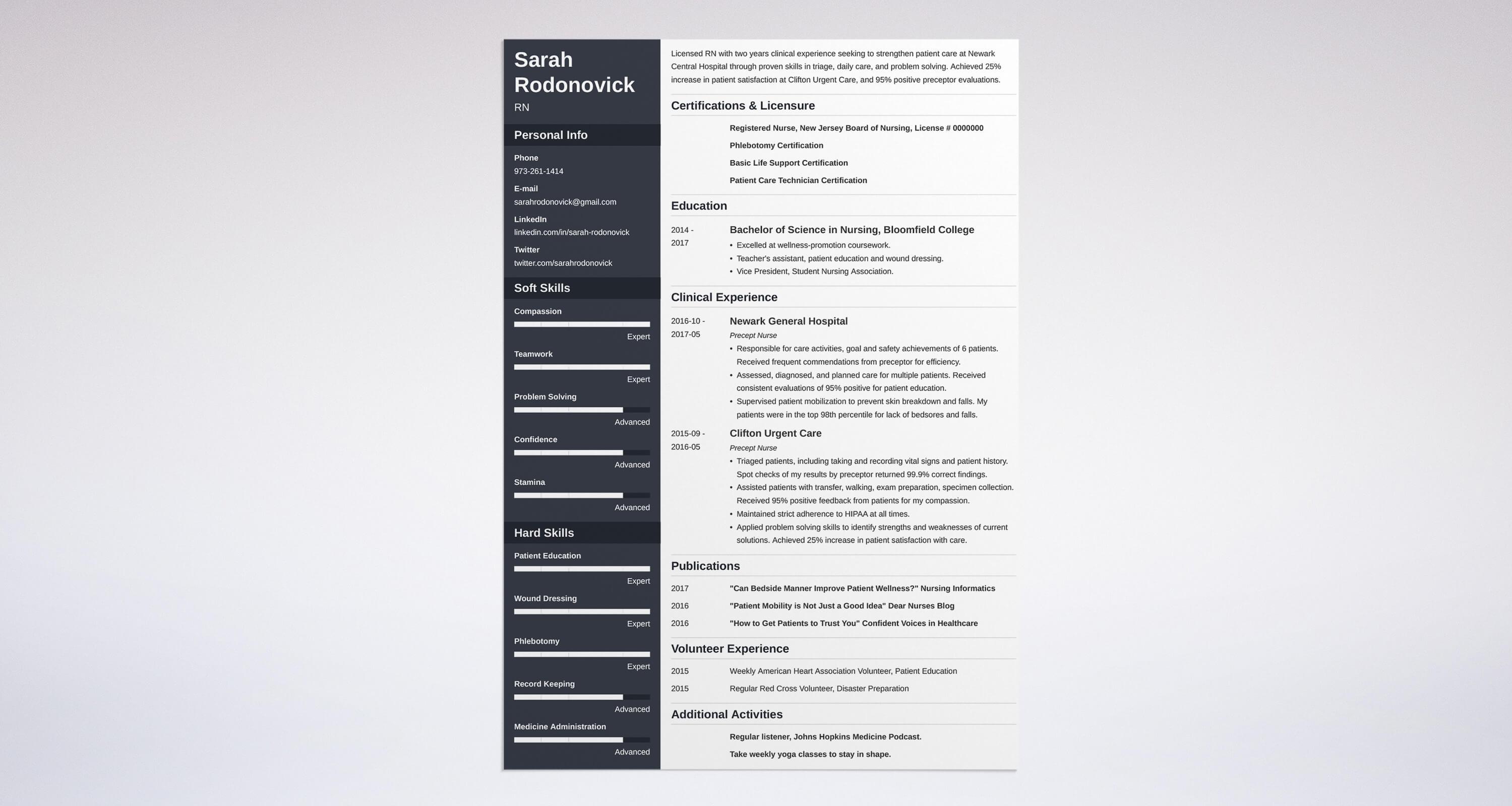 Resume New for Student Sample Grad \u0026 Nursing Guide