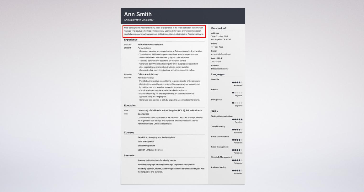 objective_on_resume_with_great_layout