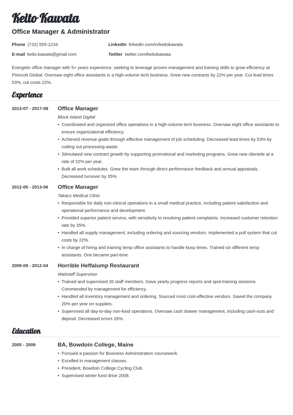 Actualizar 95+ imagen office manager job description for resume