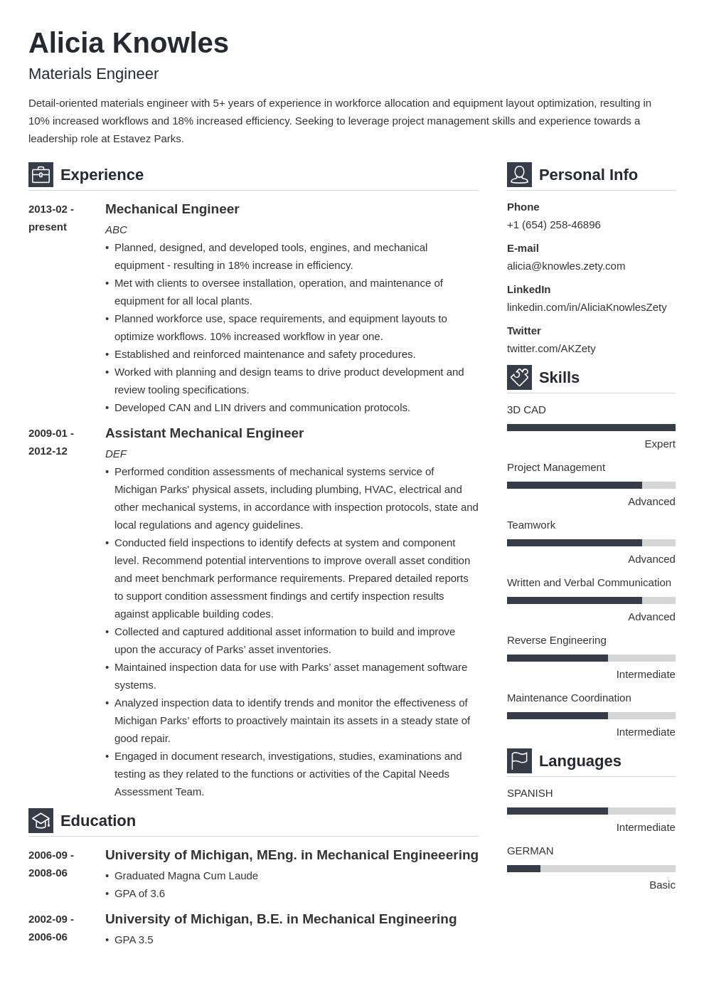 What Should Be At The Top Of Your Resume