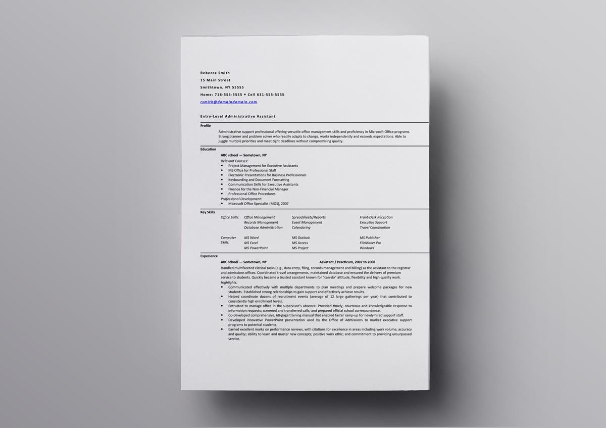 free simple resume templates using open office