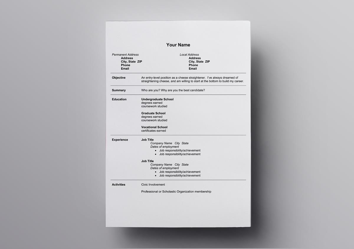 12+ Free OpenOffice Resume Templates (Also for LibreOffice)