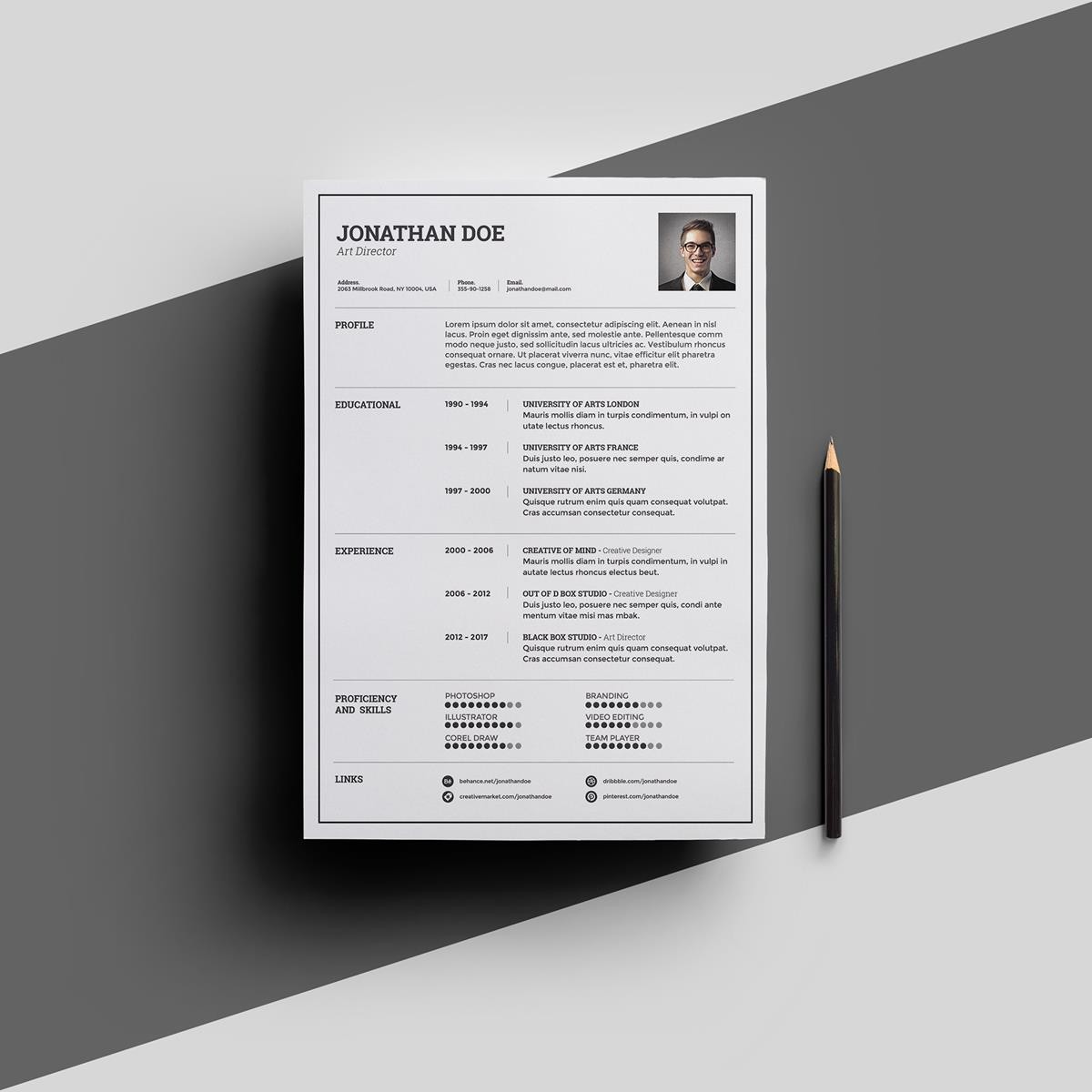 Cv Template Open Office Free Resume Templates