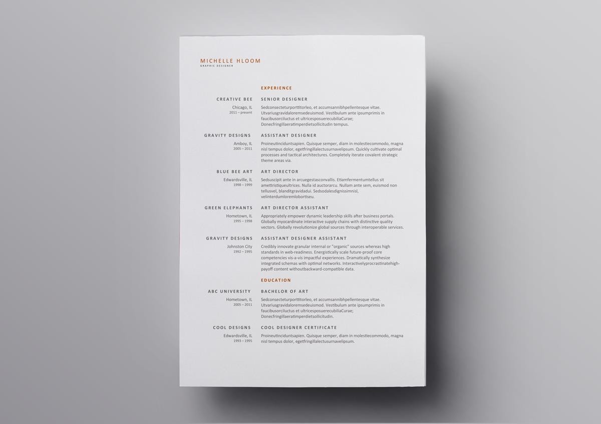 12 Free OpenOffice Resume Templates Also For LibreOffice 