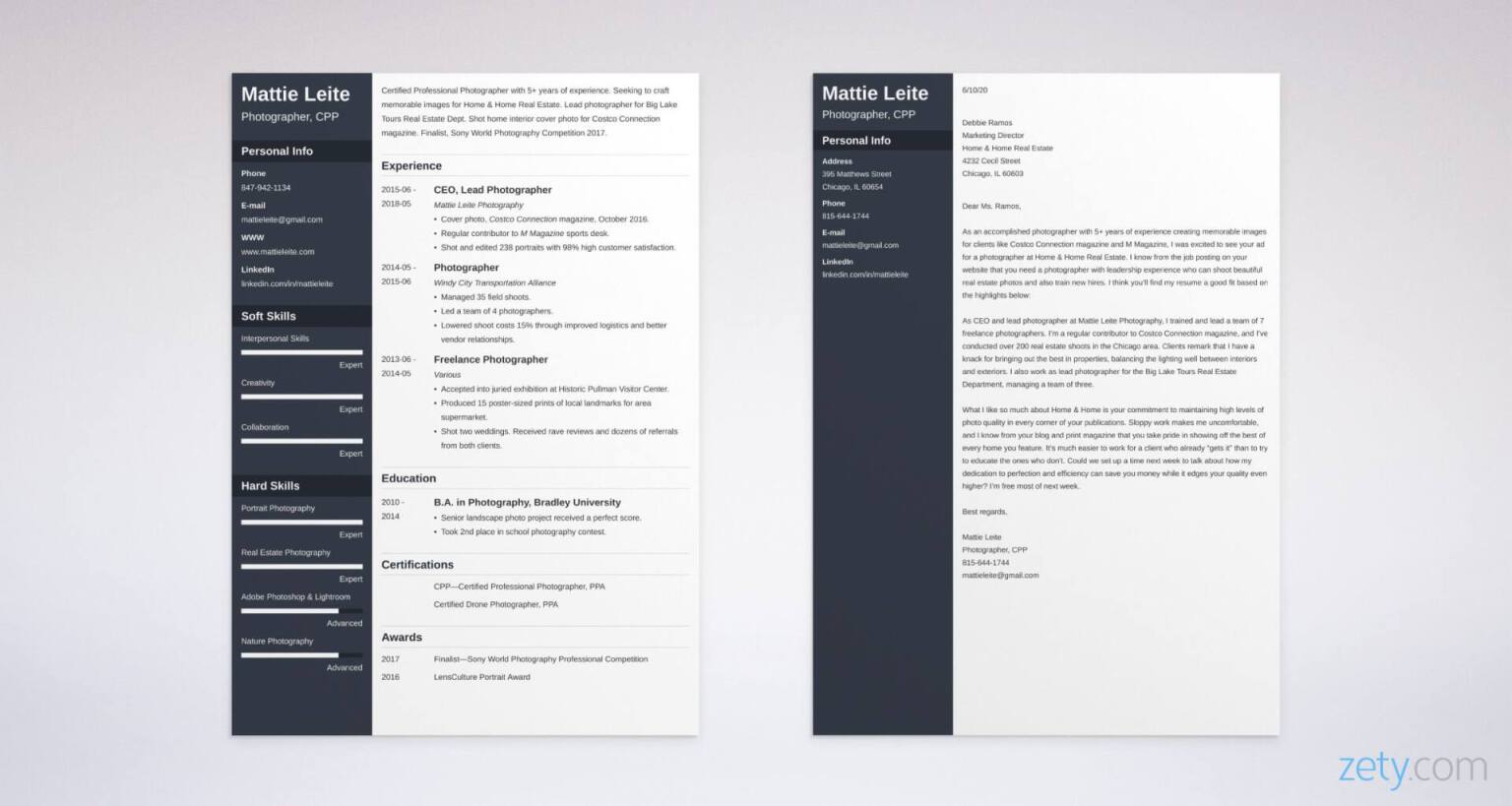 Photographer Cover Letter Examples Writing Guide