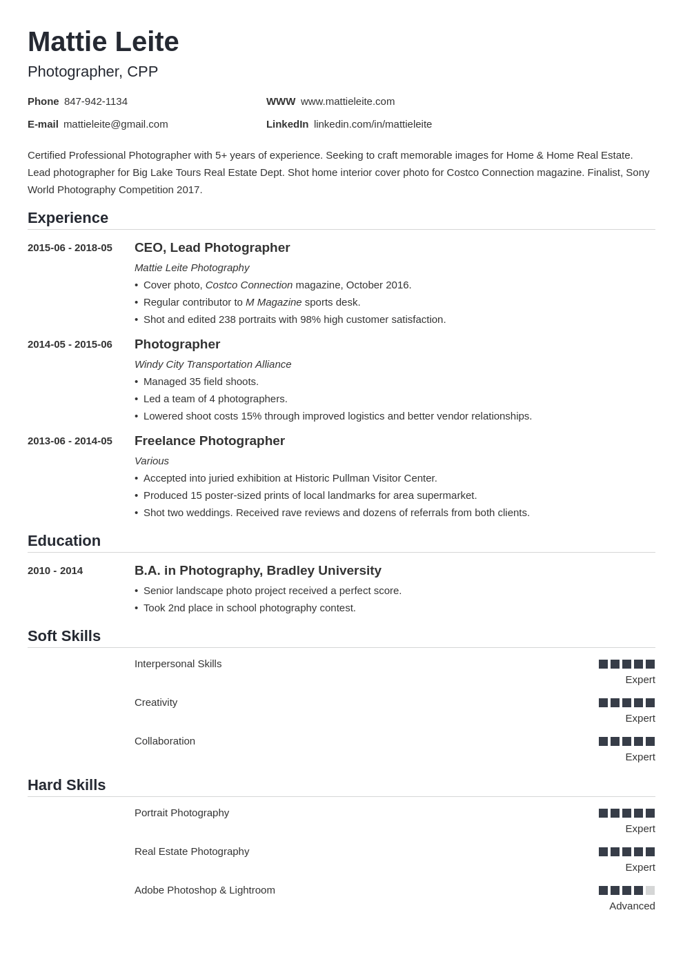 Cover Letter For Photography Job from cdn-images.zety.com
