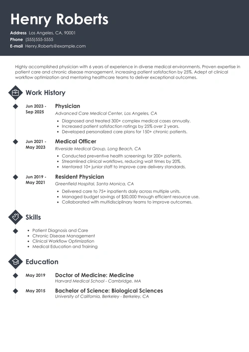 sample resume example
