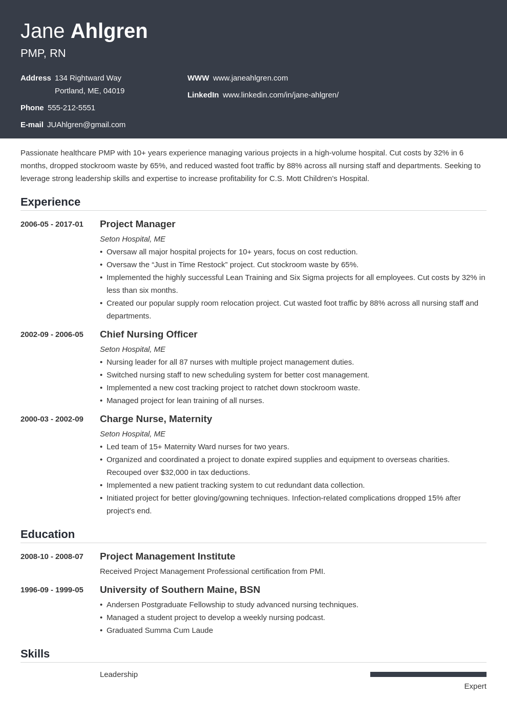 plain text resume example template influx