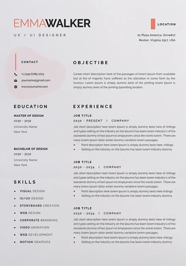 10+ Pretty Resume Templates in 2023: Samples + Download