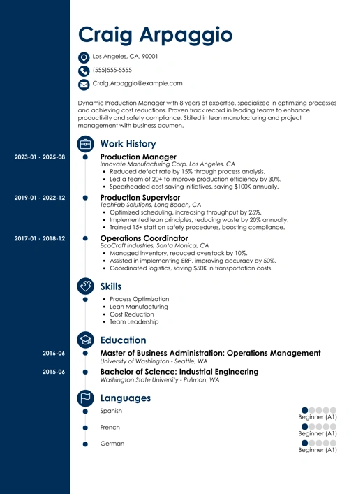 sample resume example