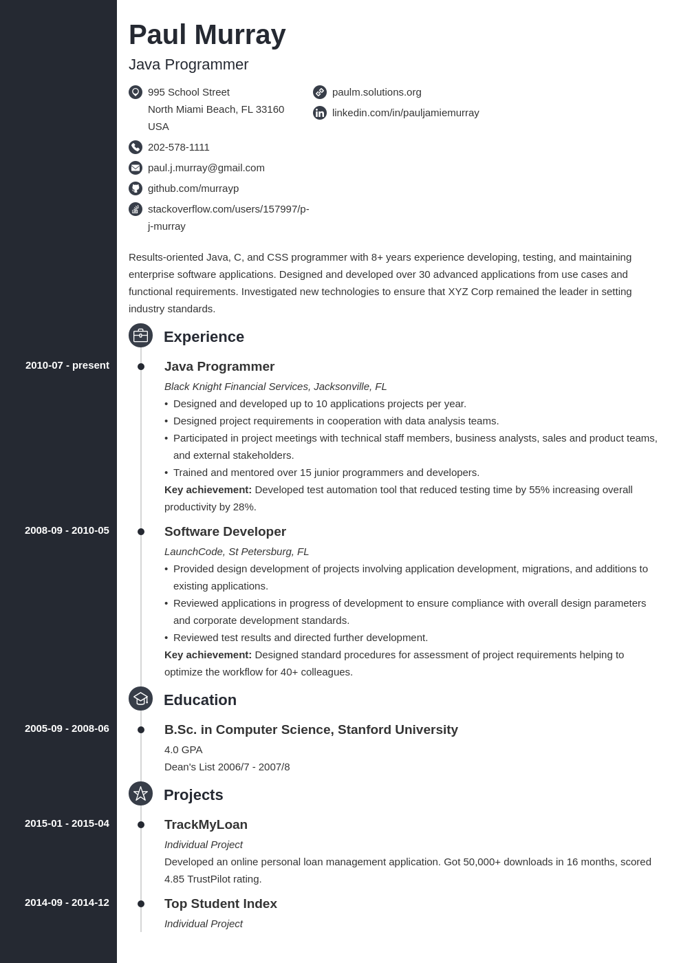 9 Great Programming Projects for a Resume (Examples)