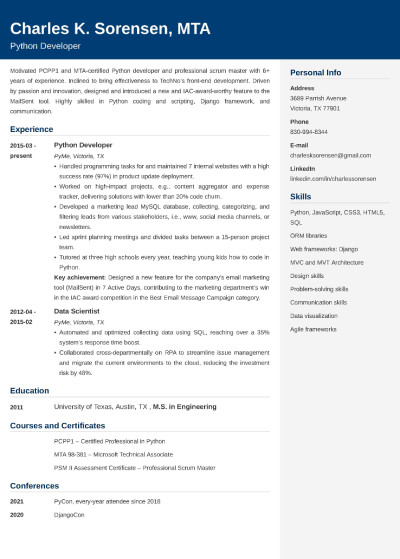 python project ideas for resume