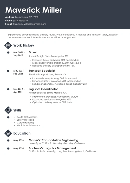 sample resume example