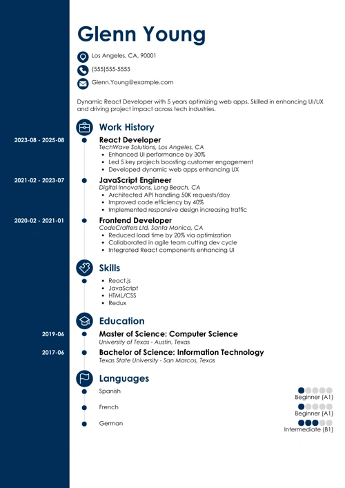 sample resume example