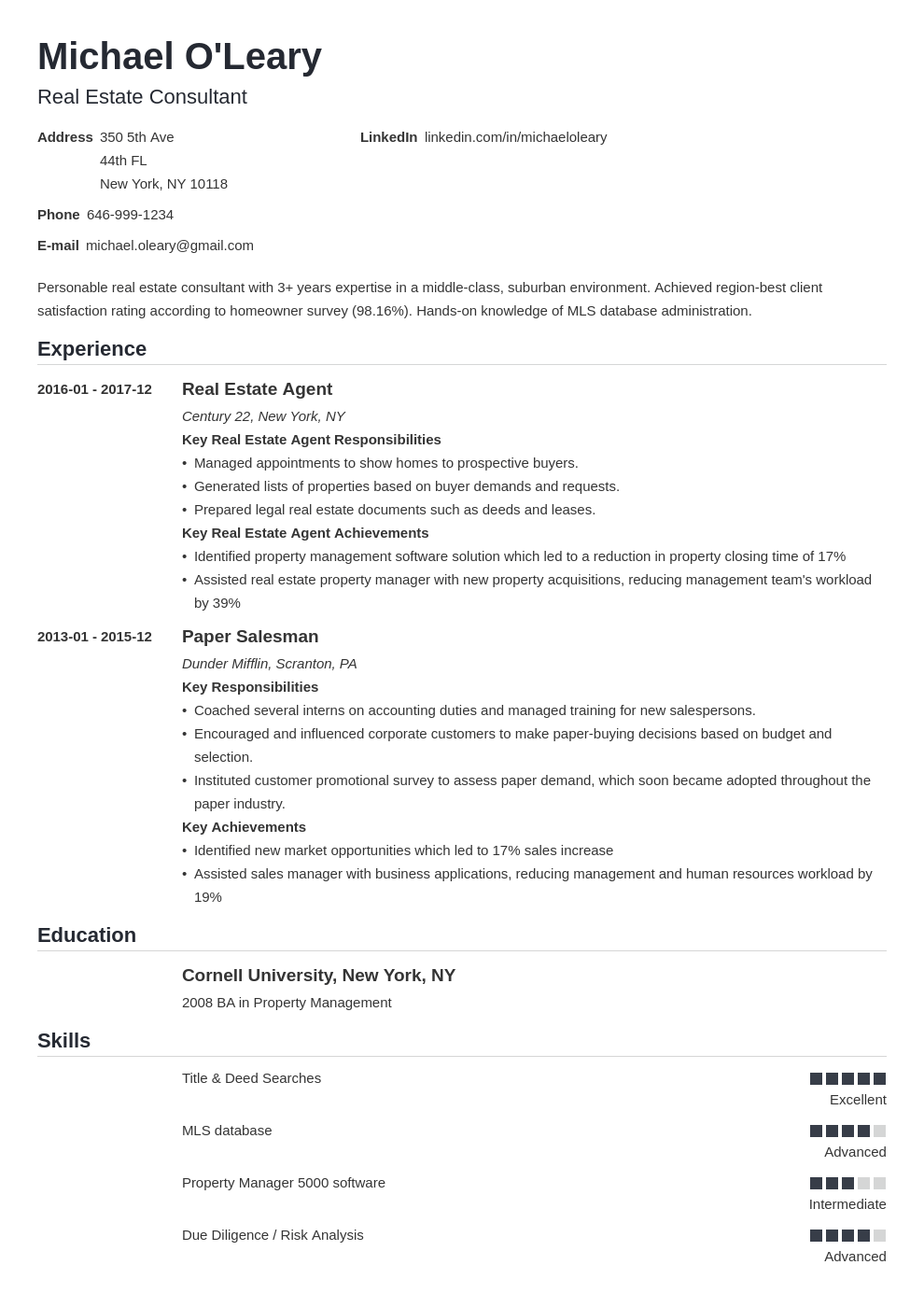 Hueco Decaer Me Sorprendi Real Estate Agent Cv Template Isaac Lobo 