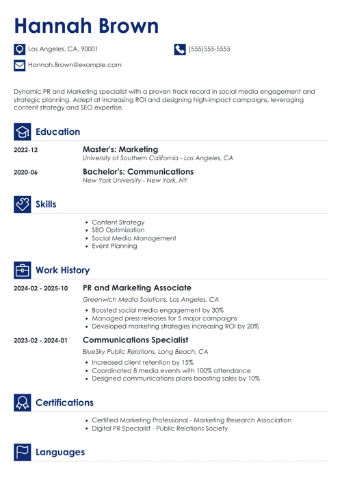 sample cover letter example