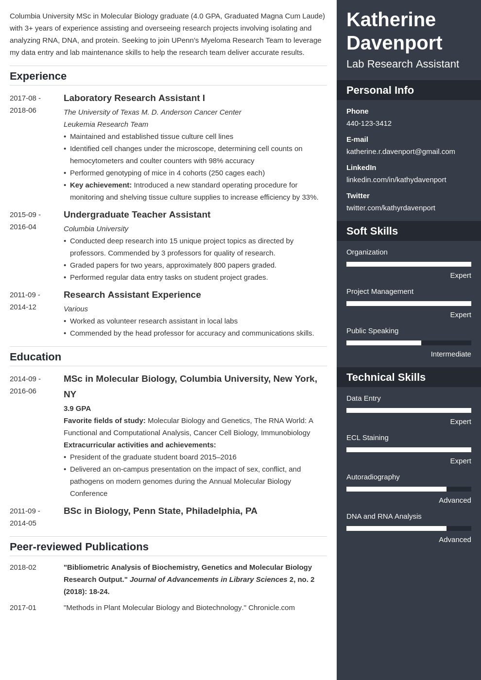 research assistant resume example template enfold