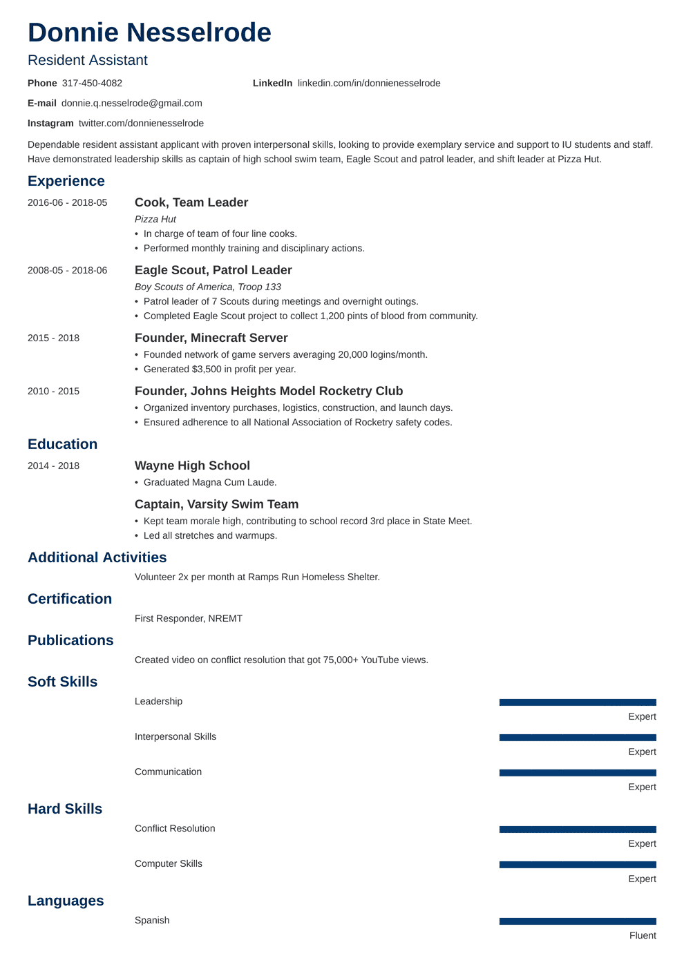 Resident Assistant Cover Letter from cdn-images.zety.com