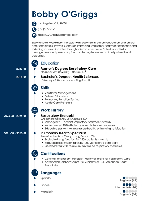 sample resume example