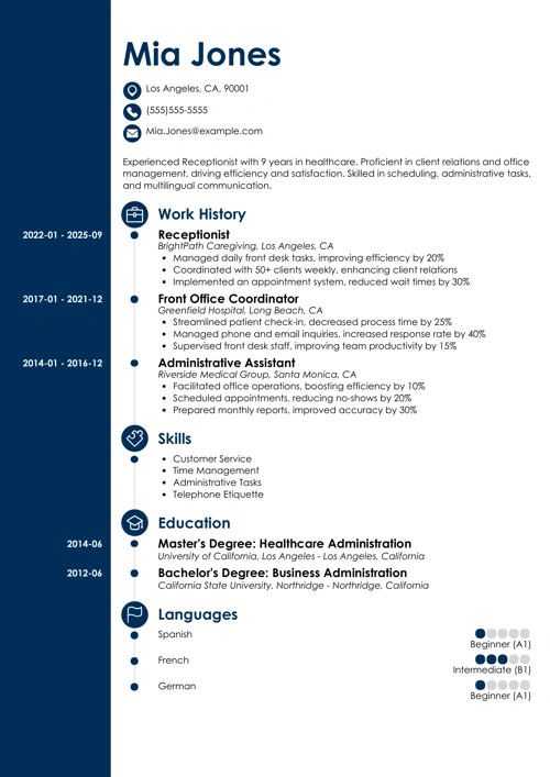 sample resume example