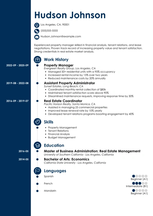 sample resume example