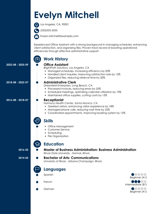sample resume example