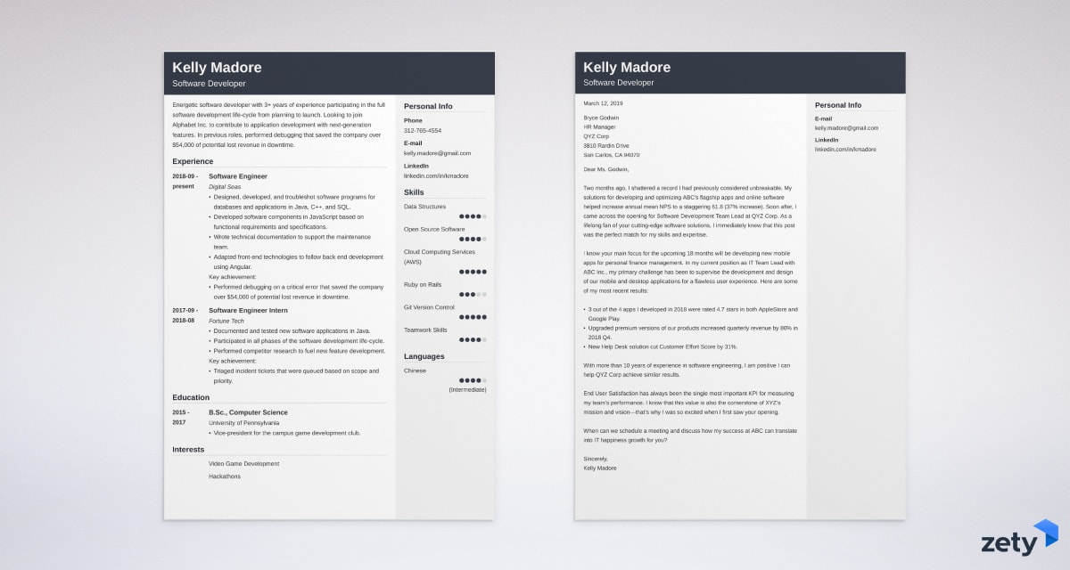 what should a resume cover page look like Resume template cover ...