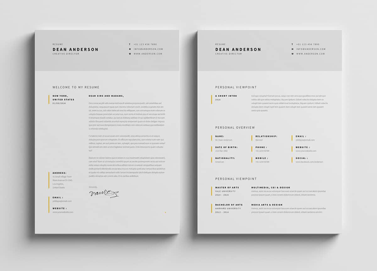 Resume Design Templates 15+ Ideas & Howto