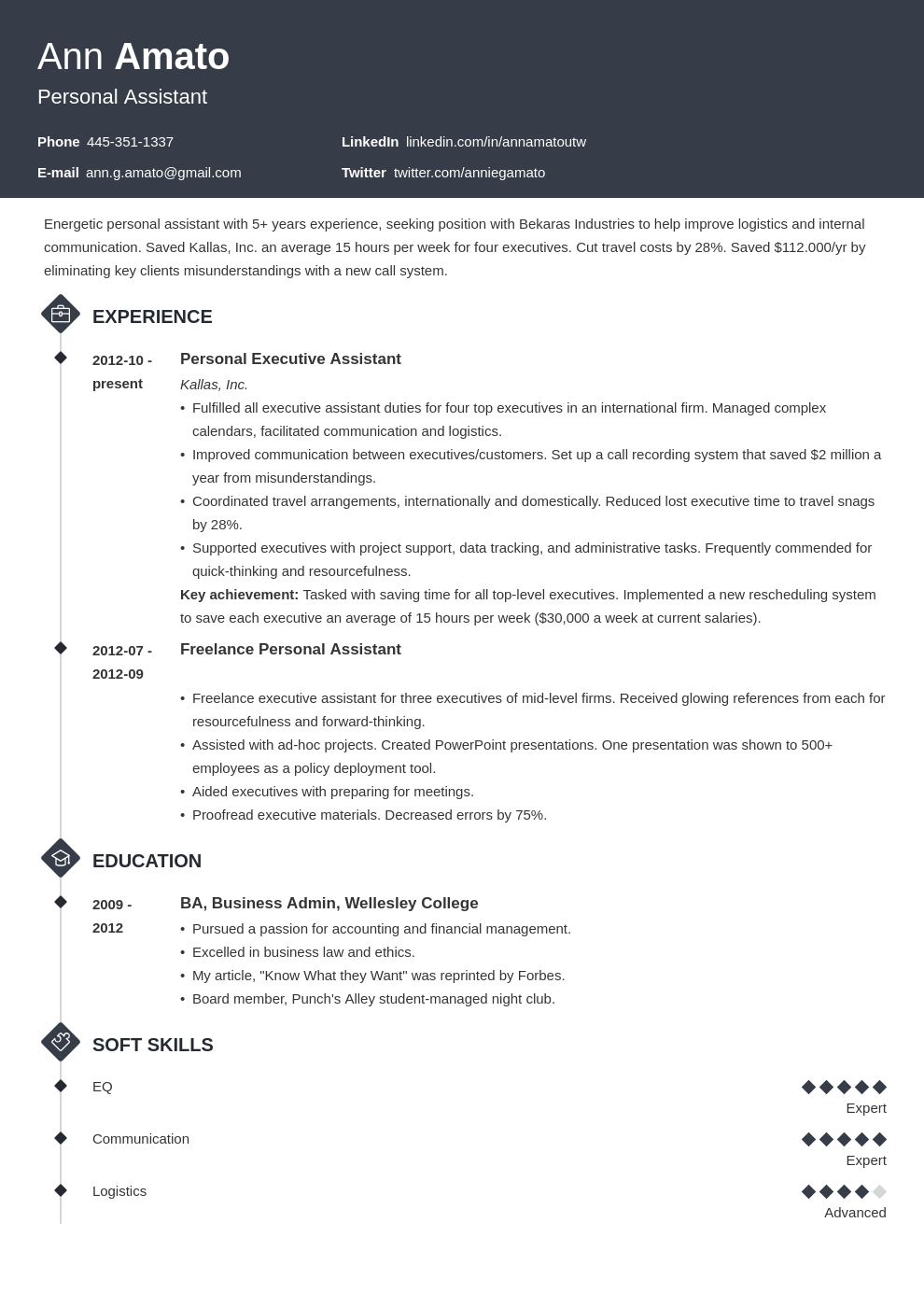 Best Resume Formats For 2022 3 Professional Examples - vrogue.co