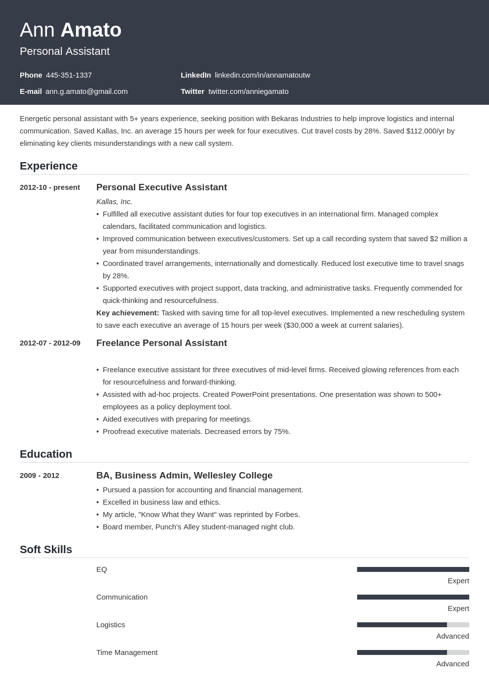 Best Resume Format For 2023 Examples