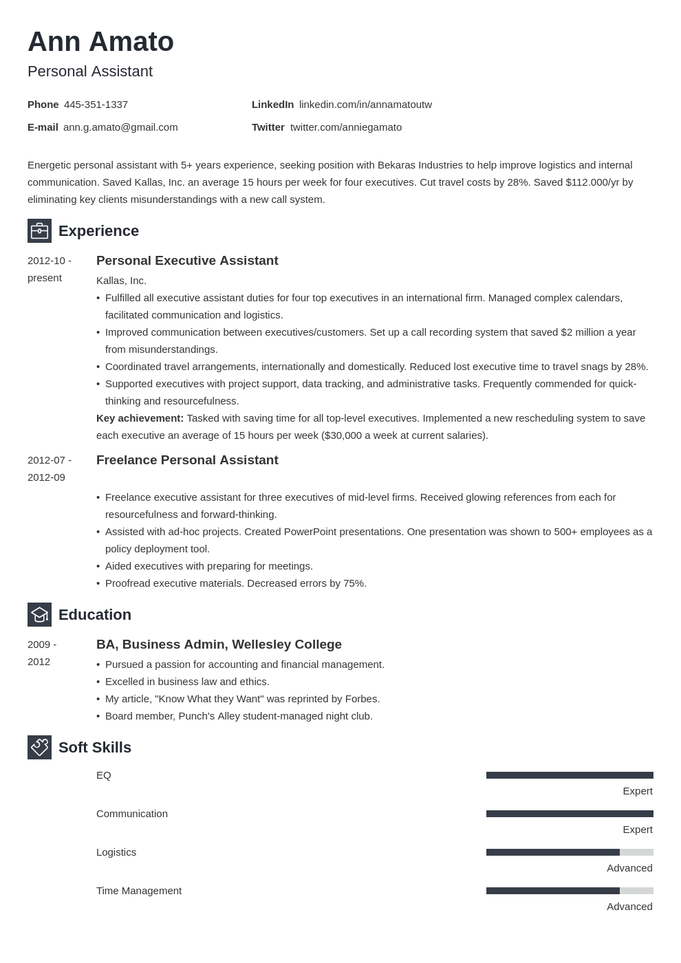 Best Resume Format 2021 3 Professional Samples