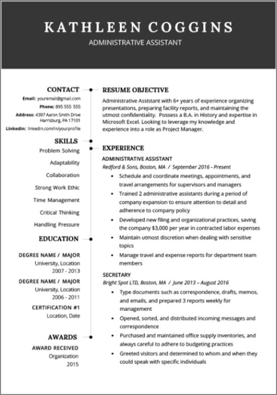 resume Reviewed: What Can One Learn From Other's Mistakes